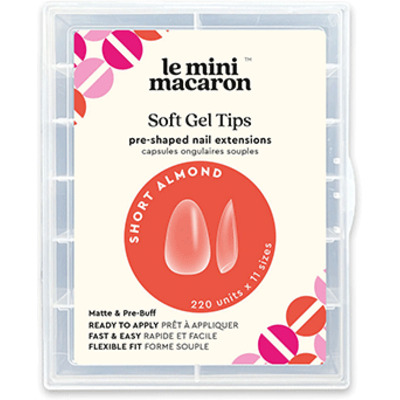 Soft Gel Tip Short Almond Le Mini Macaron