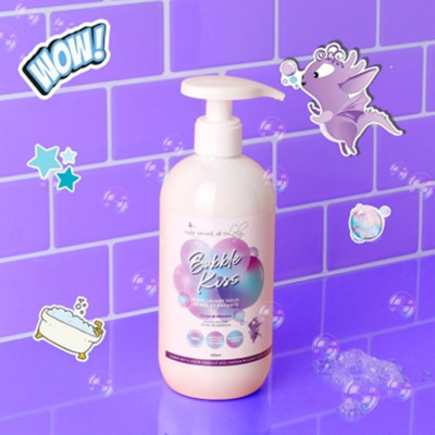Bubble Kiss Soin Lavant Doux Bébés et Enfants Les Secrets de Loly 400ml