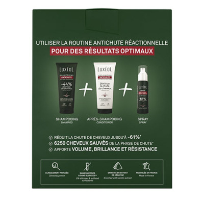 Luxéol Coffret Routine Antichute Réactionnelle