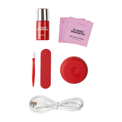 Kit Vernis Semi-permanent Cherry Red Le Mini Macaron