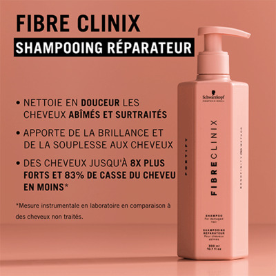 Shampooing Réparateur Fibre Clinix Schwarzkopf 300ml