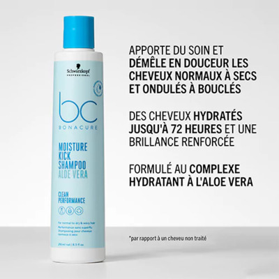 Shampooing BC Clean Moisture Kick Schwarkozpf Pro 250ml
