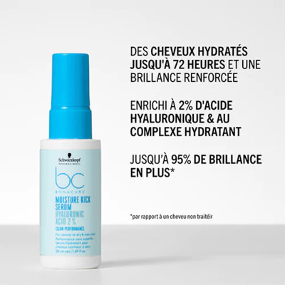 Sérum Acide Hyaluronique BC Moisture Kick Schwarkozpf Pro 50ml