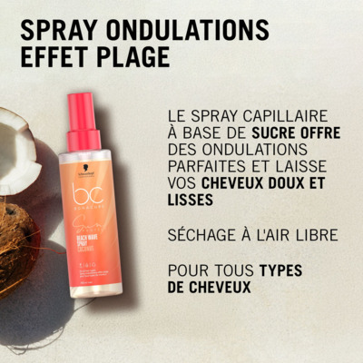 Spray ondulation effet plage BC Sun Schwarzkopf 150ml