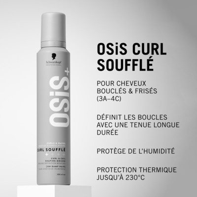 OSIS+ Curl Soufflé Mousse Définition Boucles Schwarzkopf 200ml