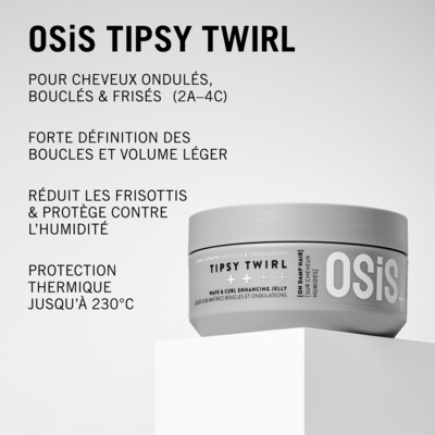 OSIS+ Tipsy Twirl Gelée Sublimatrice Boucles et Ondulations Schwarzkopf 300ml
