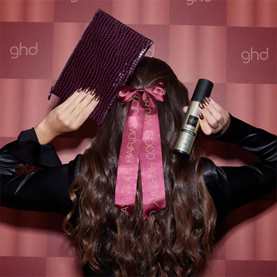 Trousse Thermoprotecteur et Nœud cheveux Collection Cherry Chic GHD
