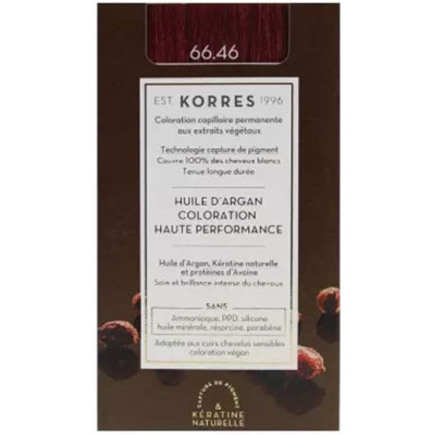 Coloration Permanente Huile d'Argan 66.46 Rouge Burgundy Intense Korres