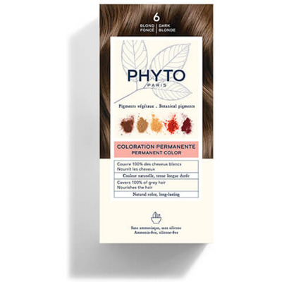 Kit Coloration Permanente 6 Blond Foncé PHYTOCOLOR