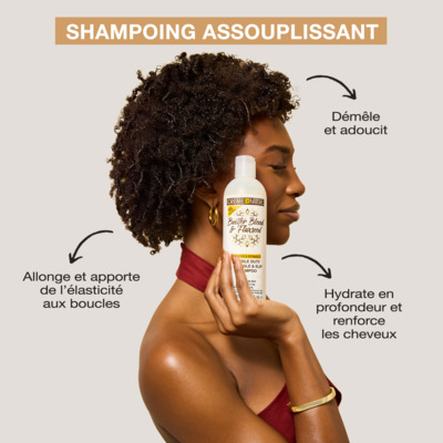 Shampooing Butter Blend & Flaxseed Creme of Nature 355ml