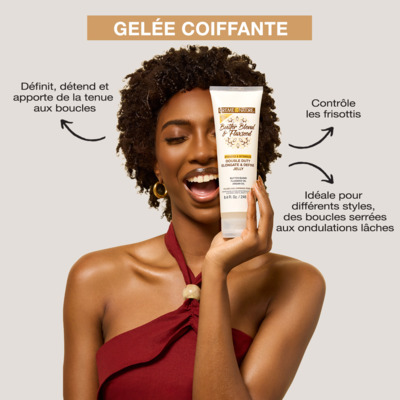 Gelée Coiffante Butter Blend & Flaxseed Creme of Nature 248ml