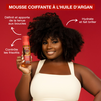Mousse Style & Shine Argan Creme of Nature