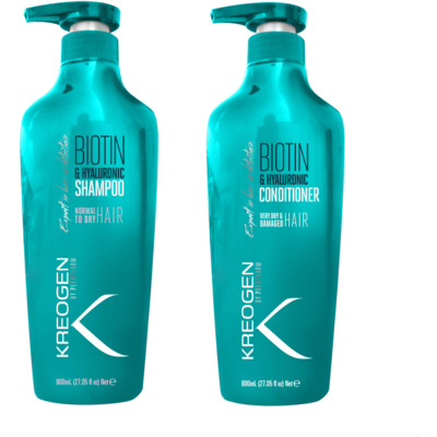 Pack Hydratation Intense Biotine et Acide Hyaluronique Kreogen