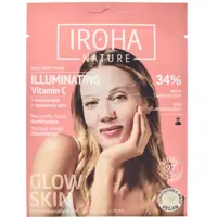 Masque Visage Illuminateur Vitamine C Acide Hyaluronique Iroha Nature
