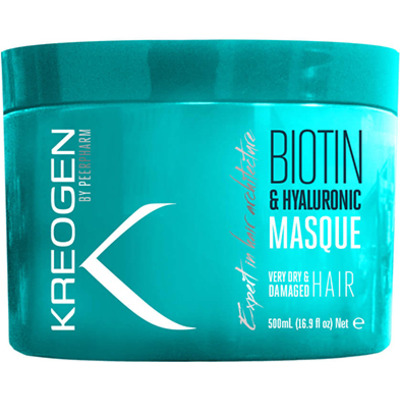 Masque Nourrissant Cheveux Secs, Abîmés Biotine Kreogen