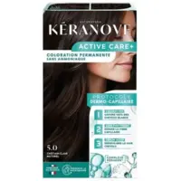 Coloration crème permanente 5.0 Châtain clair naturel Active Care + Kéranove 