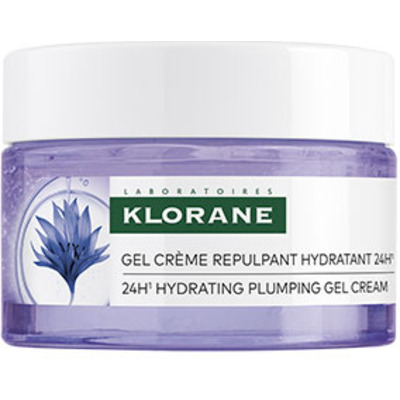 Gel crème hydratant repulpant 24H Bleuet Klorane