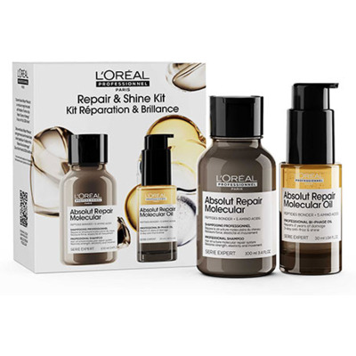 Kit Réparation et Brillance Absolut Repair Molecular L'Oréal Pro