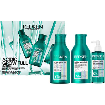 Coffret pour cheveux en manque de densité Acidic Grow Full System Redken