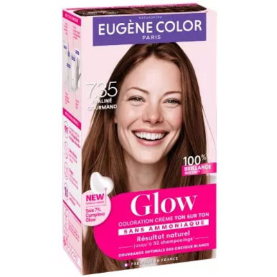 Coloration Crème Ton sur Ton Glow Praline Gourmand 7.35 Eugène Color