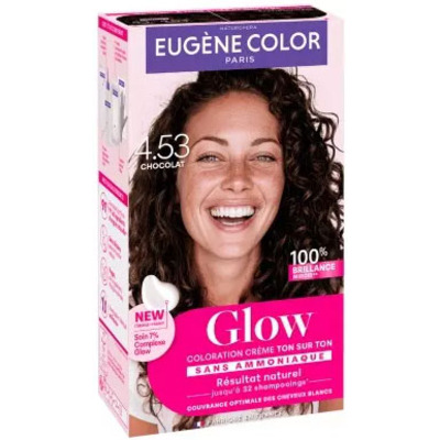 Coloration Crème Ton sur Ton Glow Chocolat 4.53 Eugène Color