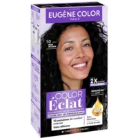 Coloration Crème Permanente Color Eclat Noir Intense 1.0 Eugène Color
