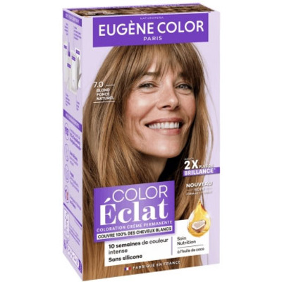 Coloration Crème Permanente Color Eclat Blond Foncé Naturel 7.0 Eugène Color