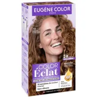 Coloration Crème Permanente Color Eclat Marron Clair Doré 7.8 Eugène Color