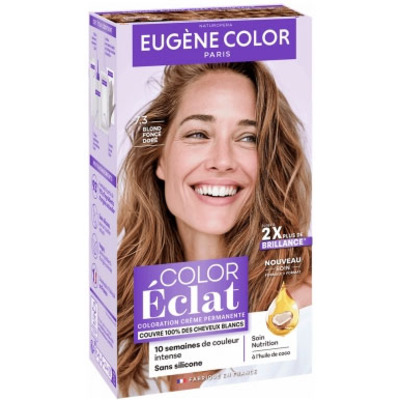 Coloration Crème Permanente Color Éclat Blond Foncé Doré 7.3 Eugène Color