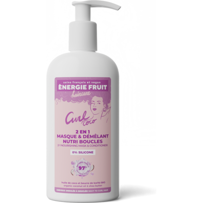 Masque 2 en 1 Nourrissant Démêlant Coco & Karité Energie Fruit