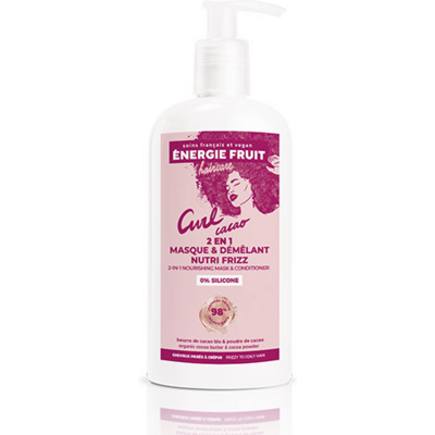 Masque 2-en-1 Nutrition Intense Beurre & Poudre de Cacao Energie Fruit