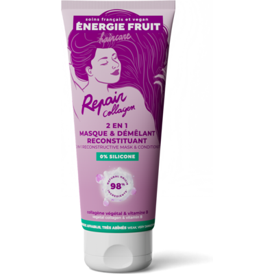 Masque 2 en 1 Reconstituant Collagène & Vitamine B Energie Fruit