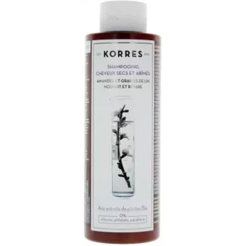 Shampoing Cheveux Secs et Abîmés Korres 250ml