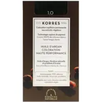 Coloration Permanente Huile d'Argan 1.0 Noir Korres
