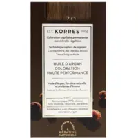 Coloration Permanente Huile d'Argan 7.0 Blond Korres