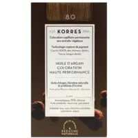 Coloration Permanente Huile d'Argan 8.0 Blond Clair Korres