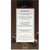 Coloration Permanente Huile d'Argan 4.77 Châtain Naturel Marron Korres