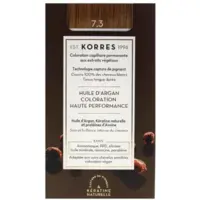 Coloration Permanente Huile d'Argan 7.3 Blond Doré Korres