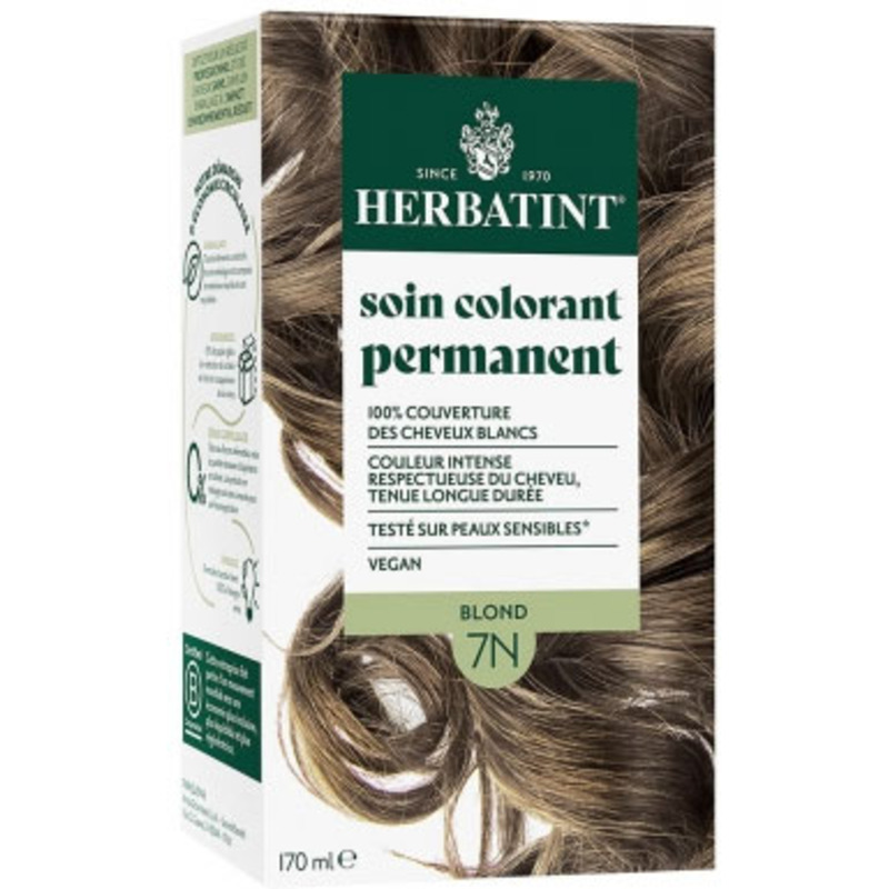 Soin Colorant Permanent 7N Blond Herbatint 170ml