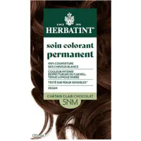 Soin Colorant Permanent 5NM Châtain clair chocolat Herbatint 170ml