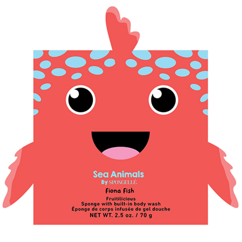 Éponge Enfant infusée Fiona Fish Spongellé