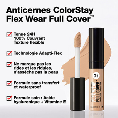 Anti-cernes Colorstay Flex Wear Full Cover N°025 Light Beige Revlon