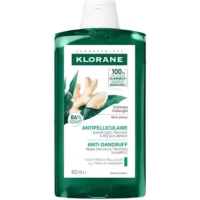 Shampooing Rééquilibrant Antipelliculaire Galanga Klorane 400ml