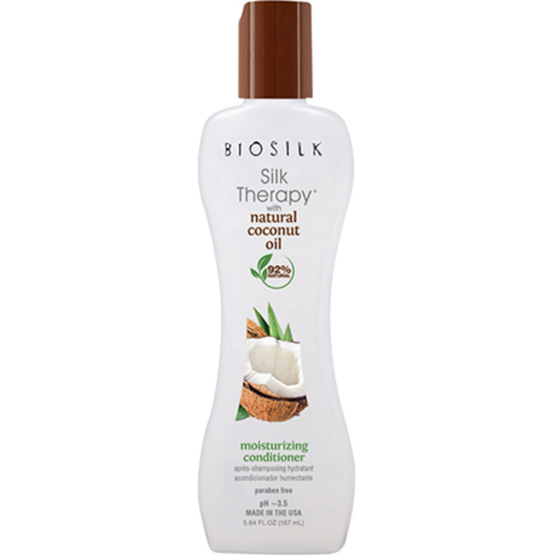 Conditioner Hydratant Silk Therapy Coconut Oil Biosilk 355ml