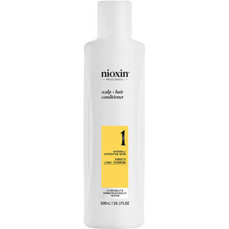 Après-shampoing System 1 Chute Modérée Cheveux Naturels Nioxin 300ml