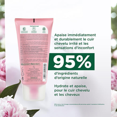Après-shampooing Apaisant Pivoine Bio Klorane 150ml