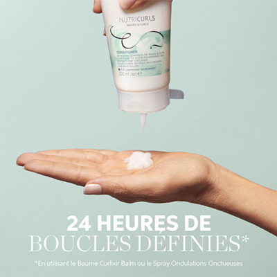 Après-shampooing Démêlant Cheveux Bouclés Ondulés Nutricurls Wella 200ml