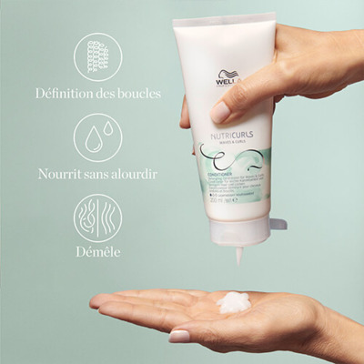Après-shampooing Lavant Nutricurls Wella 250ml