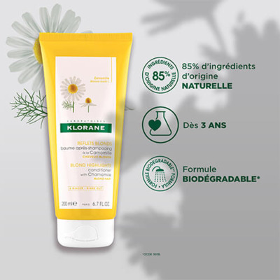 Après-shampooing Illuminateur Camomille Bio Klorane 200ml