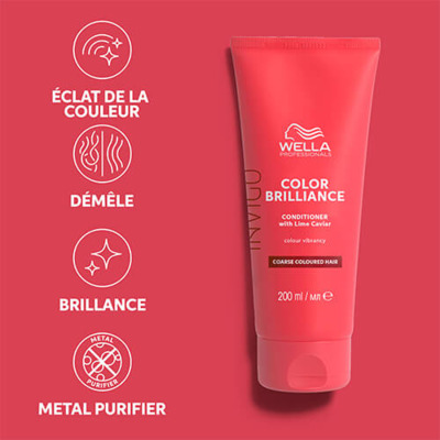 Après-shampooing Cheveux Epais Invigo Color Brilliance Wella 1L